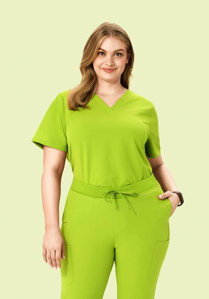 6 Pocket Top Apple Green
