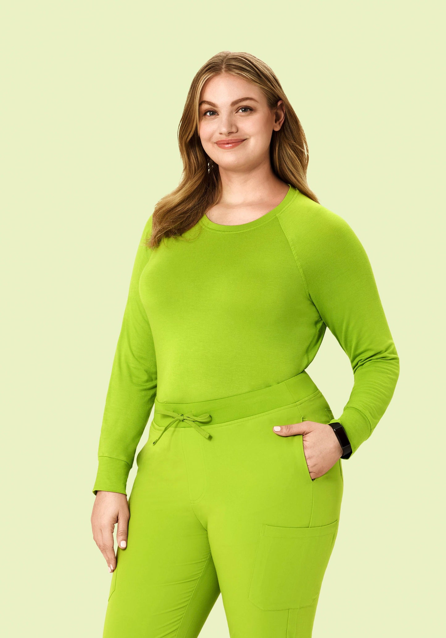 Women's Underscrubs Apple Green