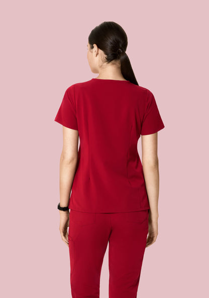 6 Pocket Top Cardinal