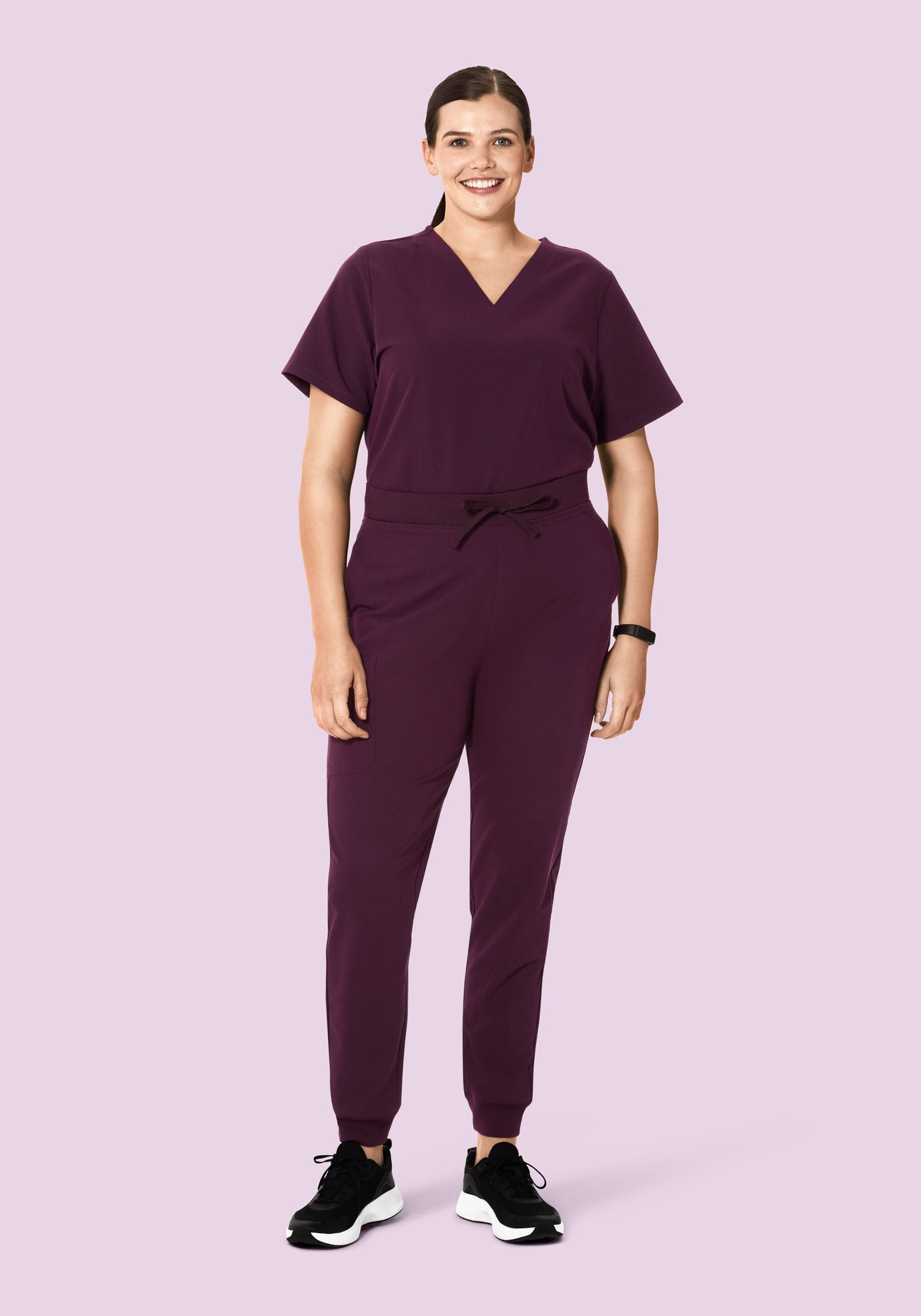 High Waisted Joggers Açaí