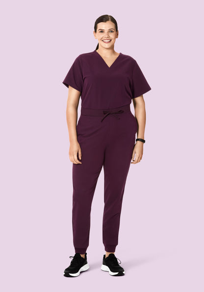 High Waisted Joggers Açaí