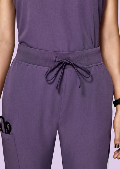 High Waisted Joggers Dewberry