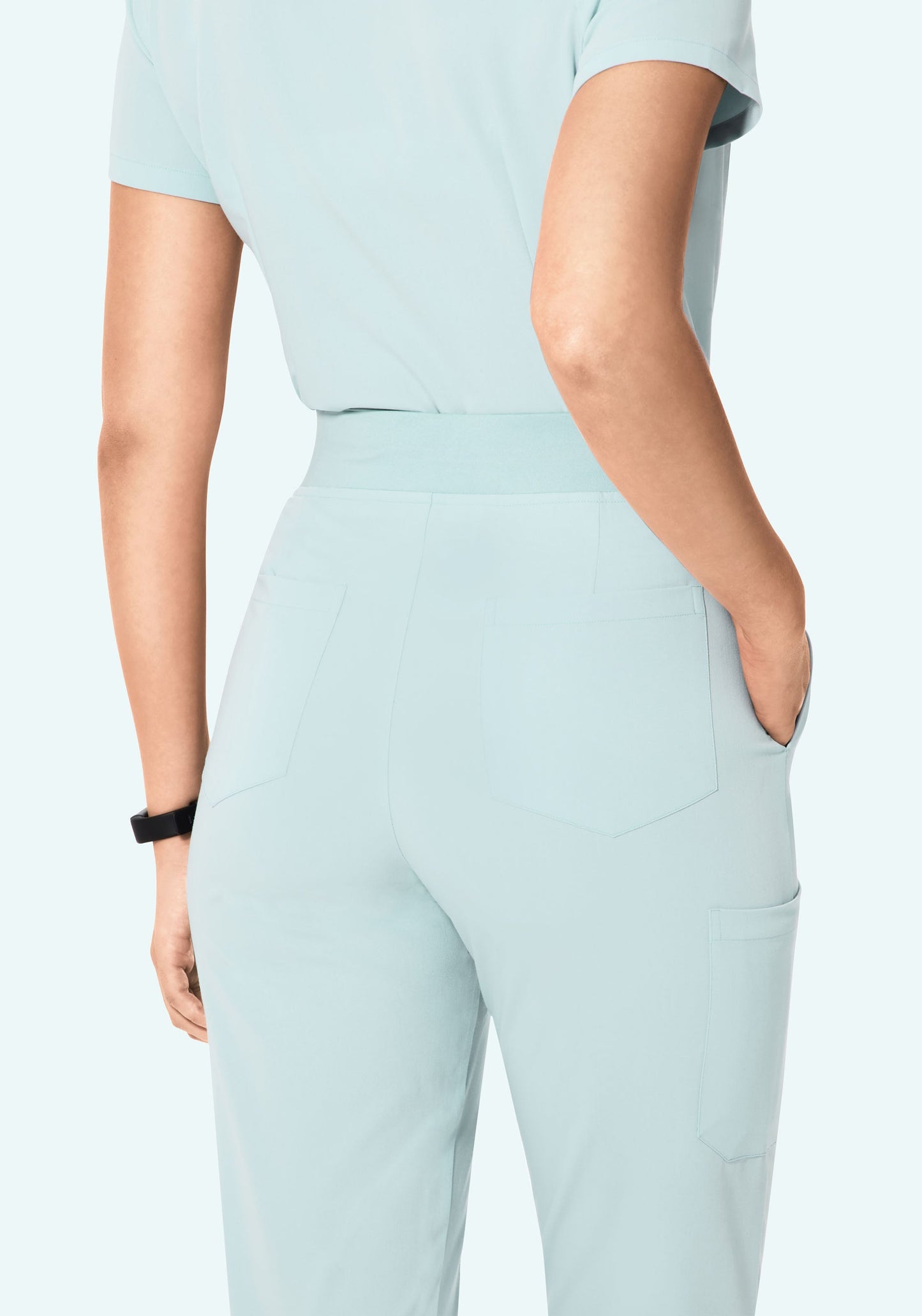 High Waisted Joggers Sky