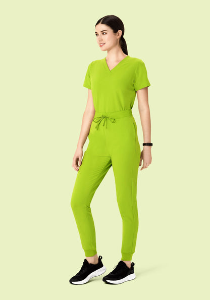 6 Pocket Top Apple Green