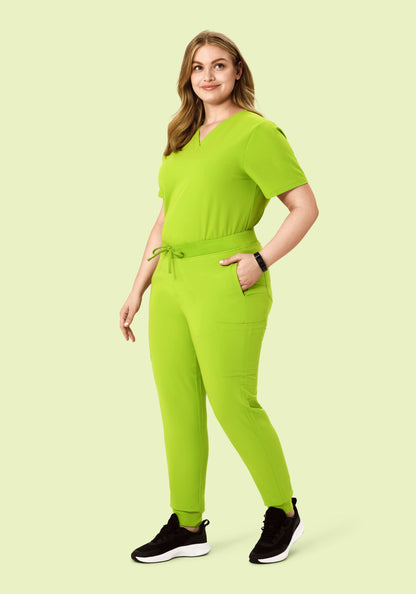 6 Pocket Top Apple Green