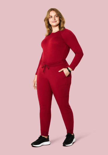 9 Pocket Joggers Cardinal