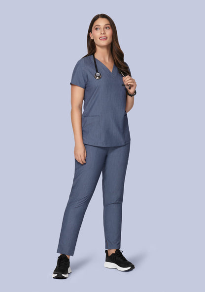 6 Pocket Slim Pants Heather Denim