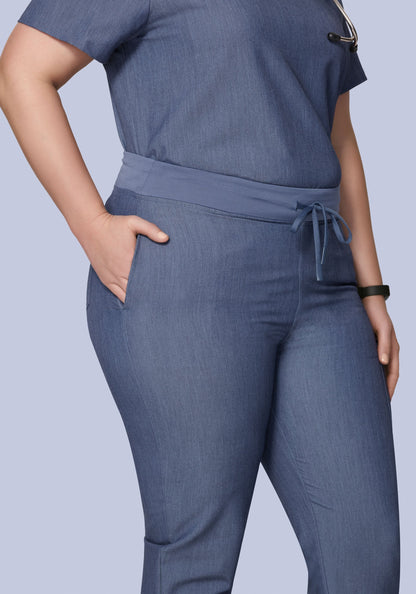 6 Pocket Slim Pants Heather Denim