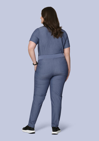 6 Pocket Slim Pants Heather Denim