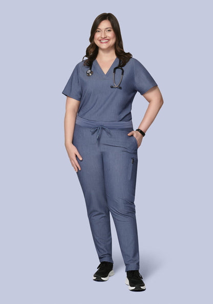 6 Pocket Slim Pants Heather Denim