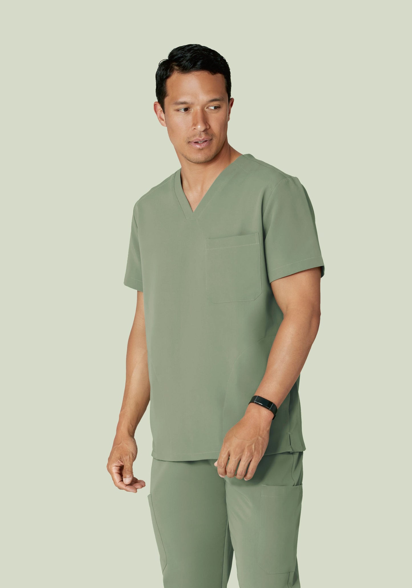 Three Pocket Top Cool Sage