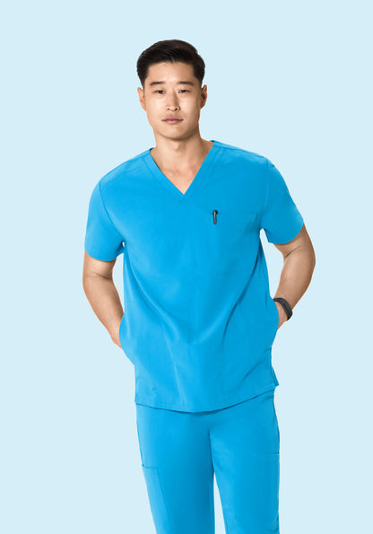 Three Pocket Top Horizon Blue