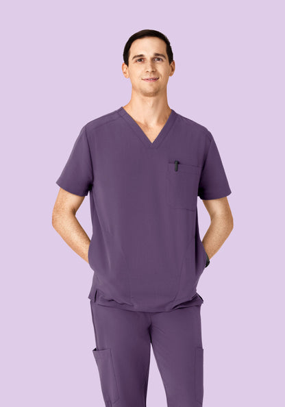 Three Pocket Top Dewberry