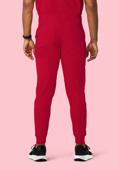 7 Pocket Joggers Crimson