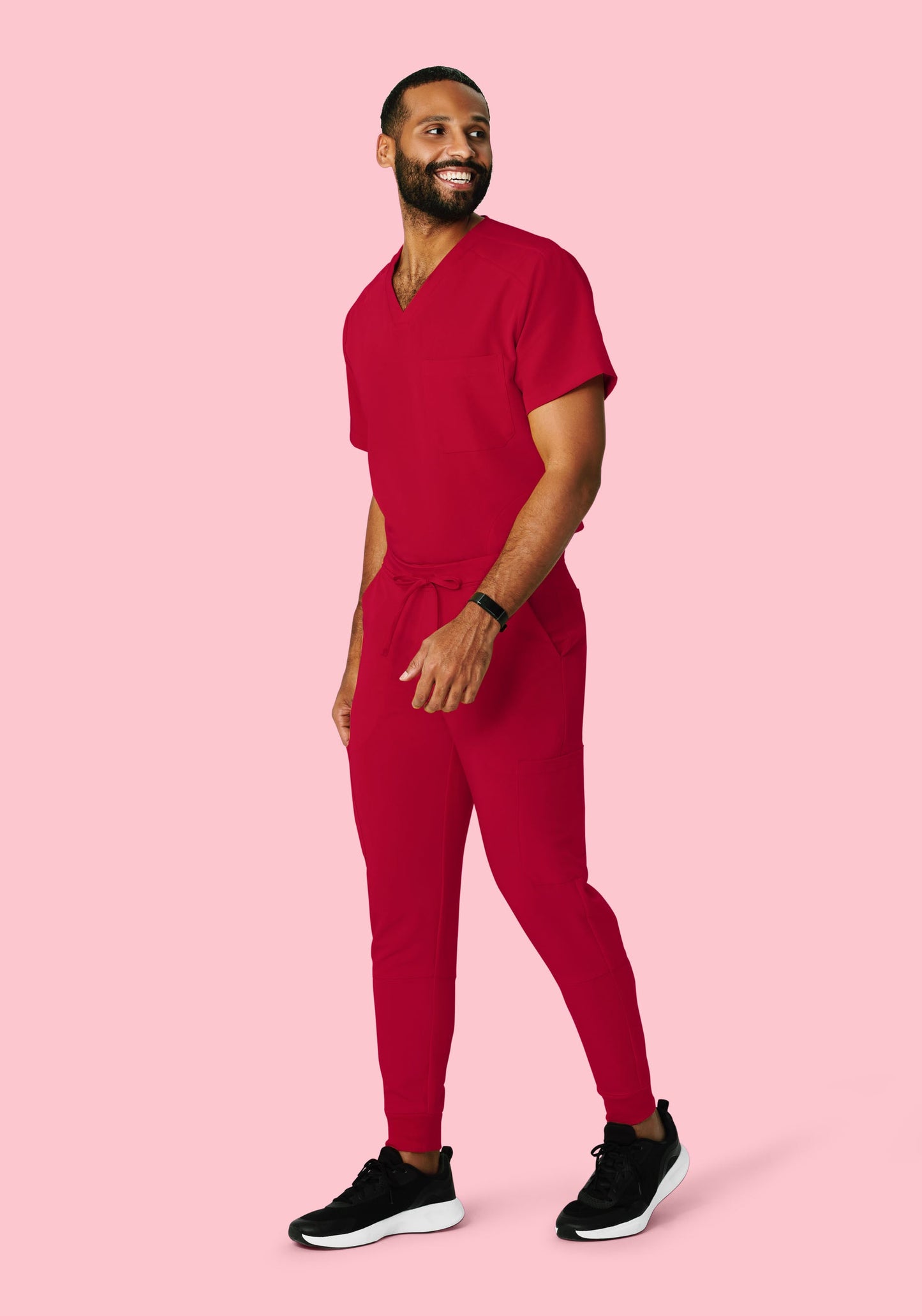 Three Pocket Top Crimson