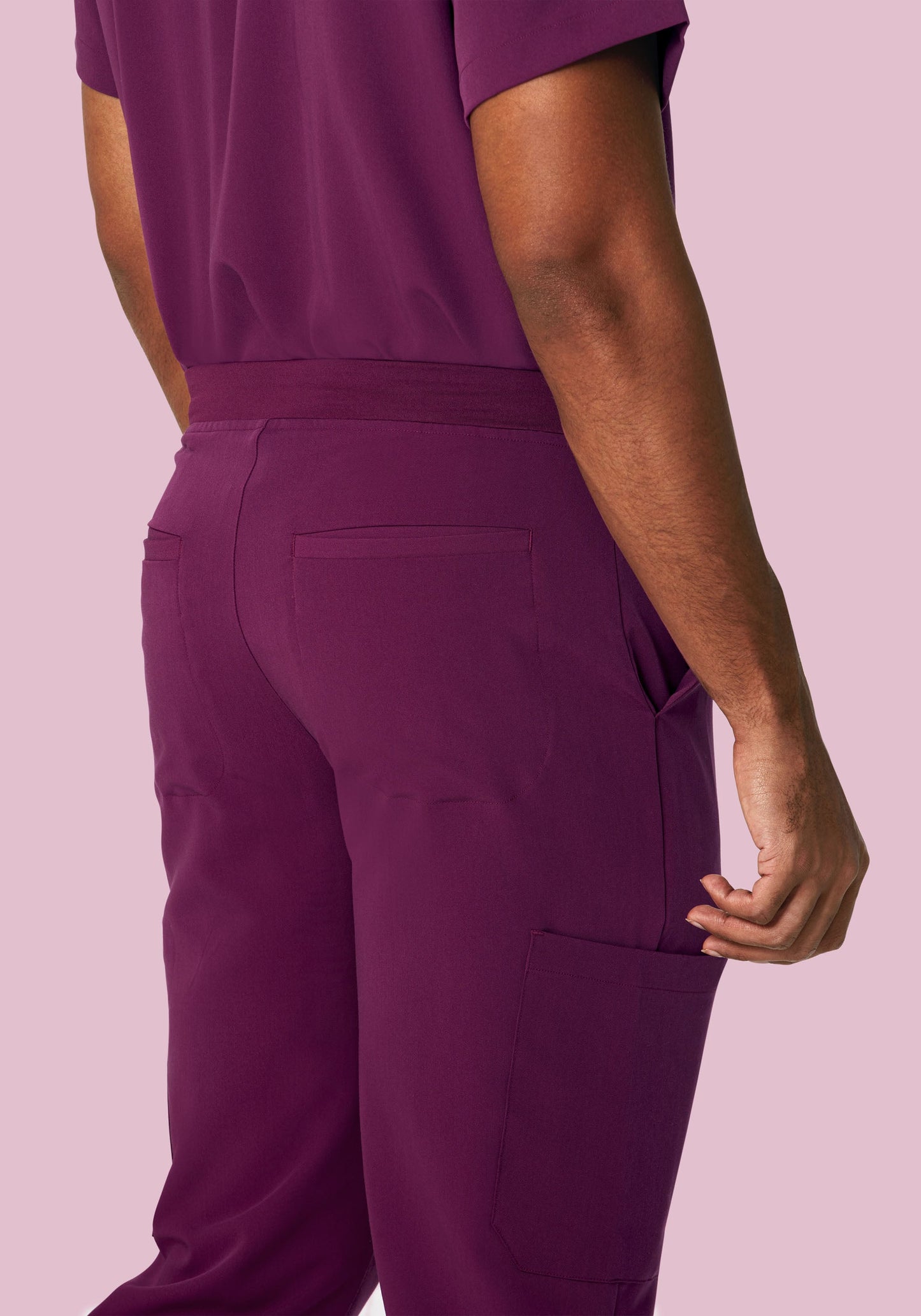 7 Pocket Joggers Plum