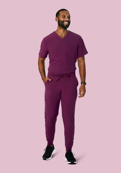 Three Pocket Top Plum
