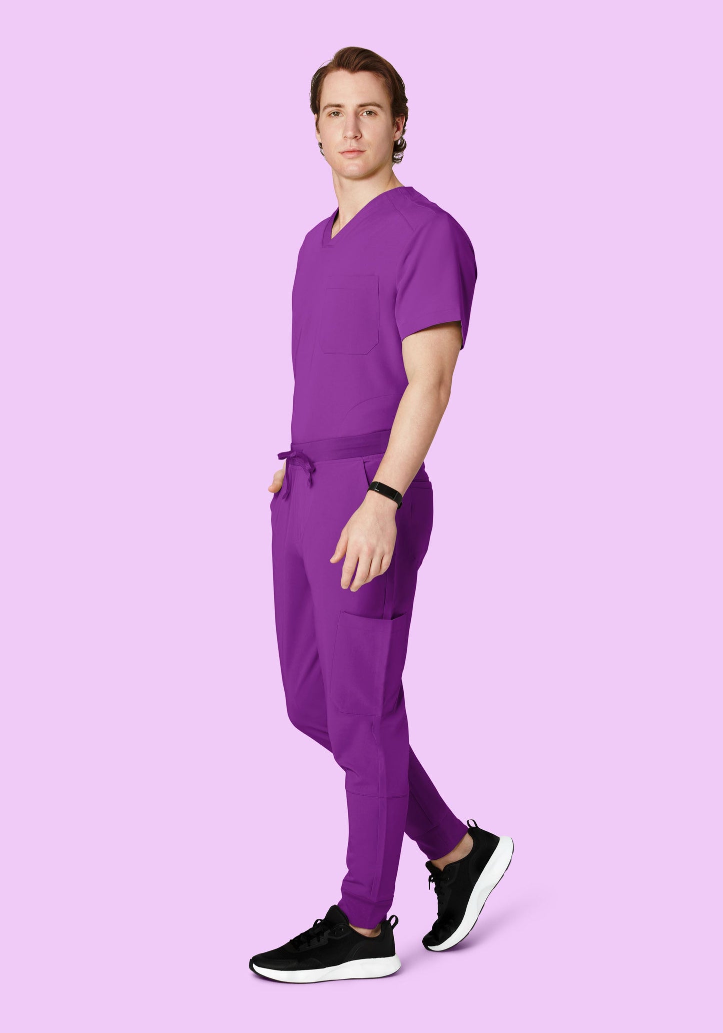 Three Pocket Top Cyber Grape