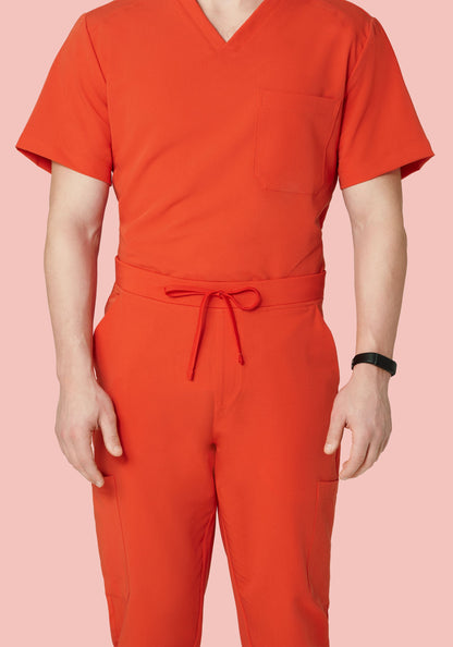 7 Pocket Joggers Sunset Orange
