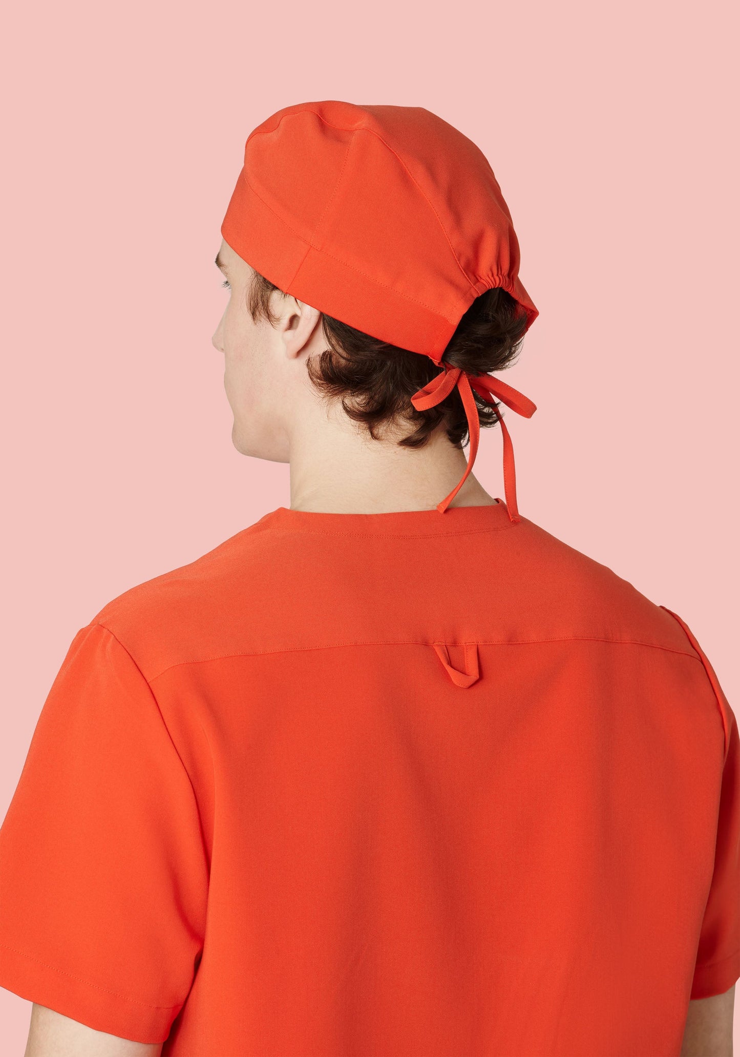 Contemporary Scrub Cap Sunset Orange