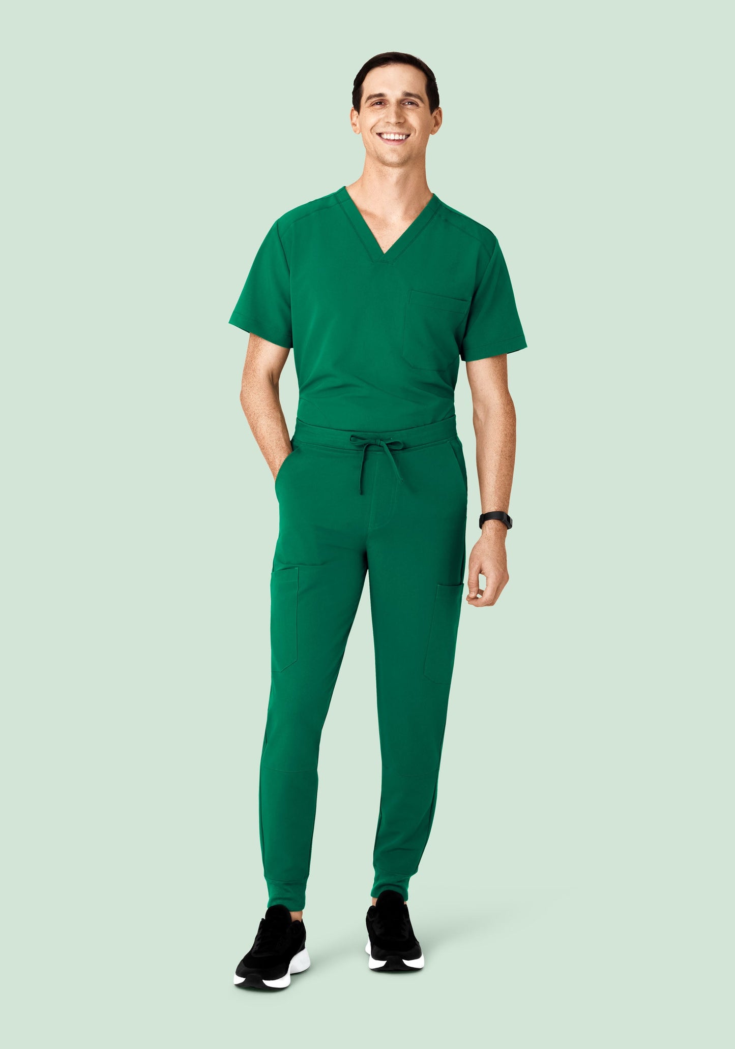 7 Pocket Joggers Envy Green