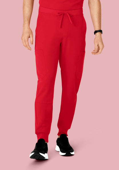 7 Pocket Joggers Poppy Red