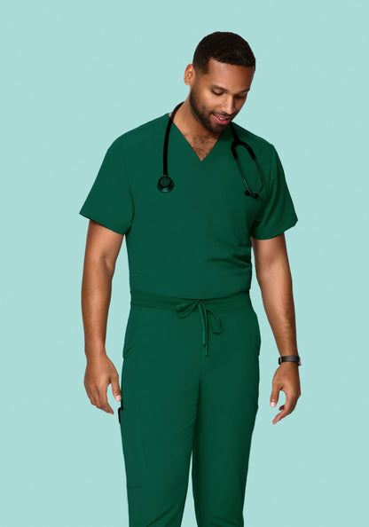 Three Pocket Top Hunter Green