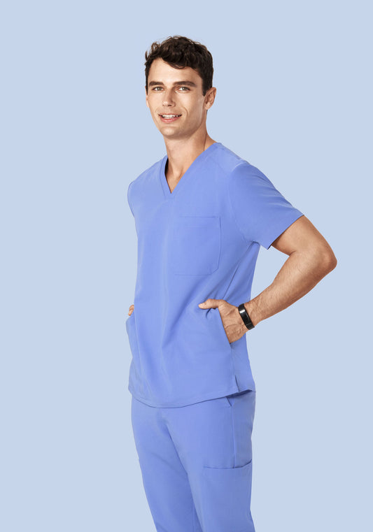 Three Pocket Top French Blue