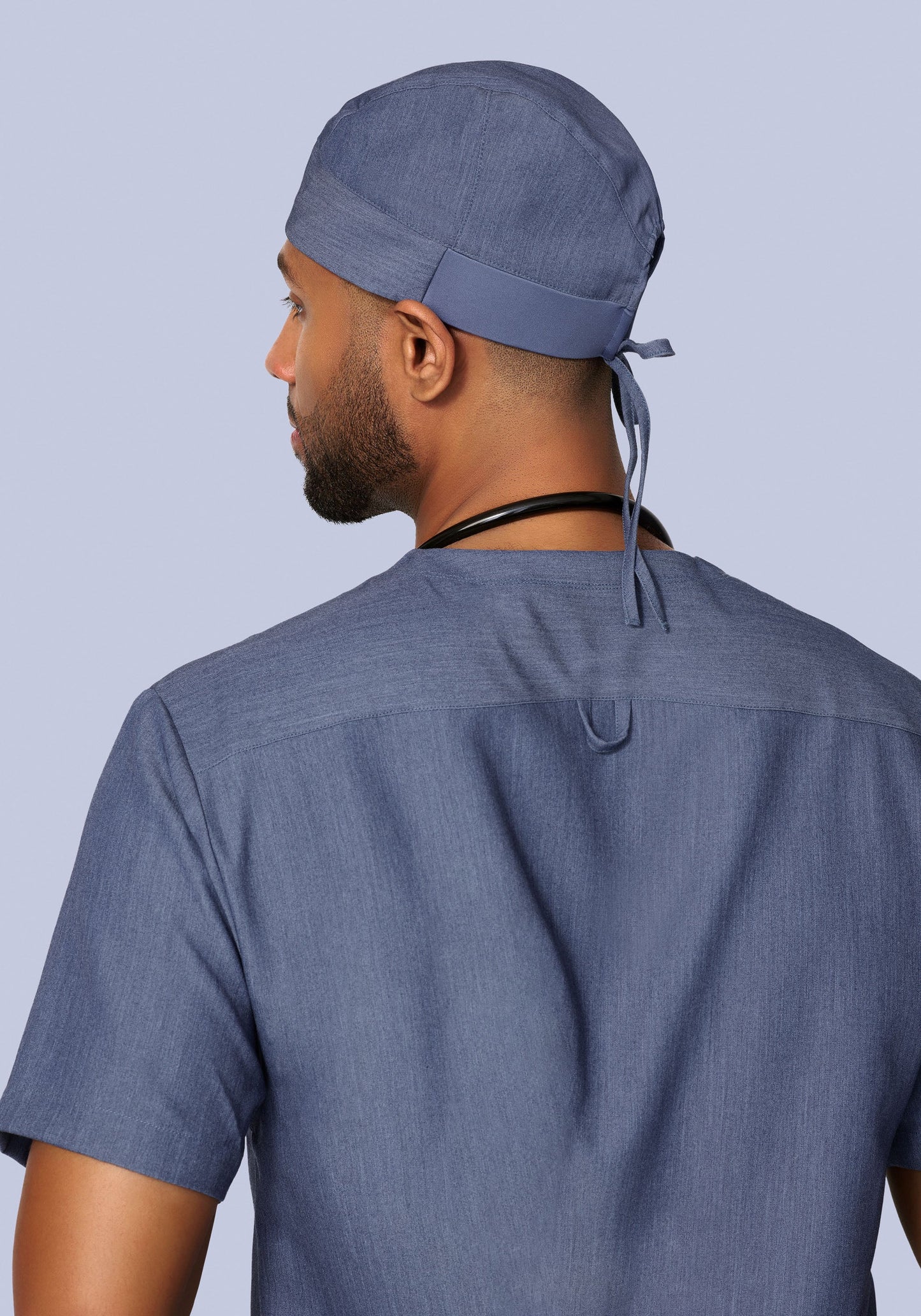 Contemporary Scrub Cap Heather Denim