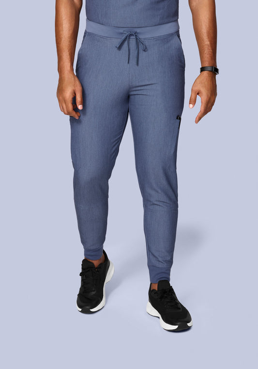 7 Pocket Joggers Heather Denim