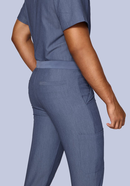 7 Pocket Joggers Heather Denim