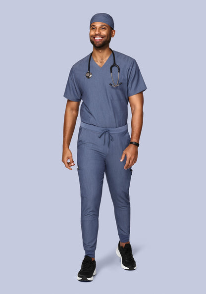 7 Pocket Joggers Heather Denim