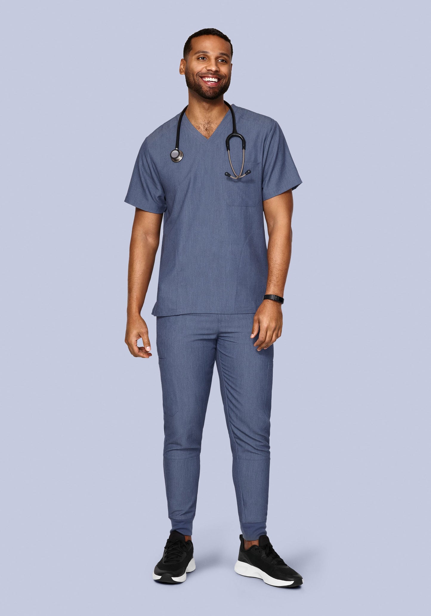 7 Pocket Joggers Heather Denim