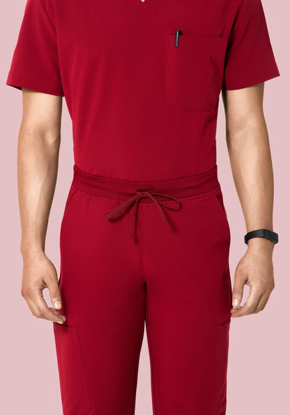 7 Pocket Joggers Cardinal