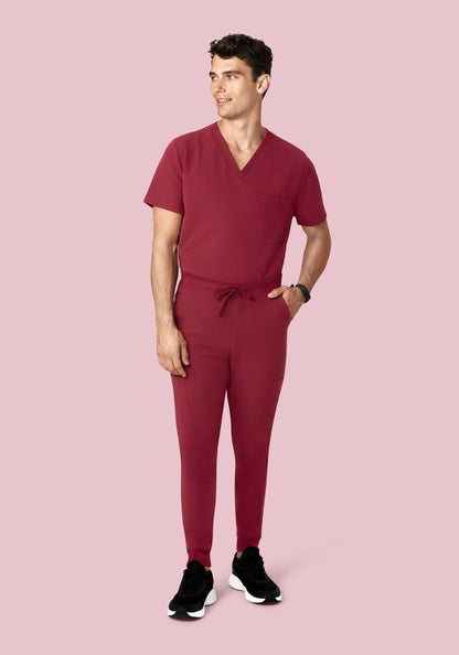 7 Pocket Joggers Garnet