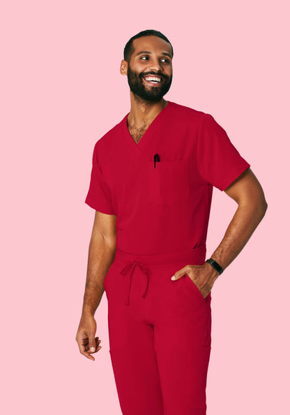 Two Pocket Top Crimson