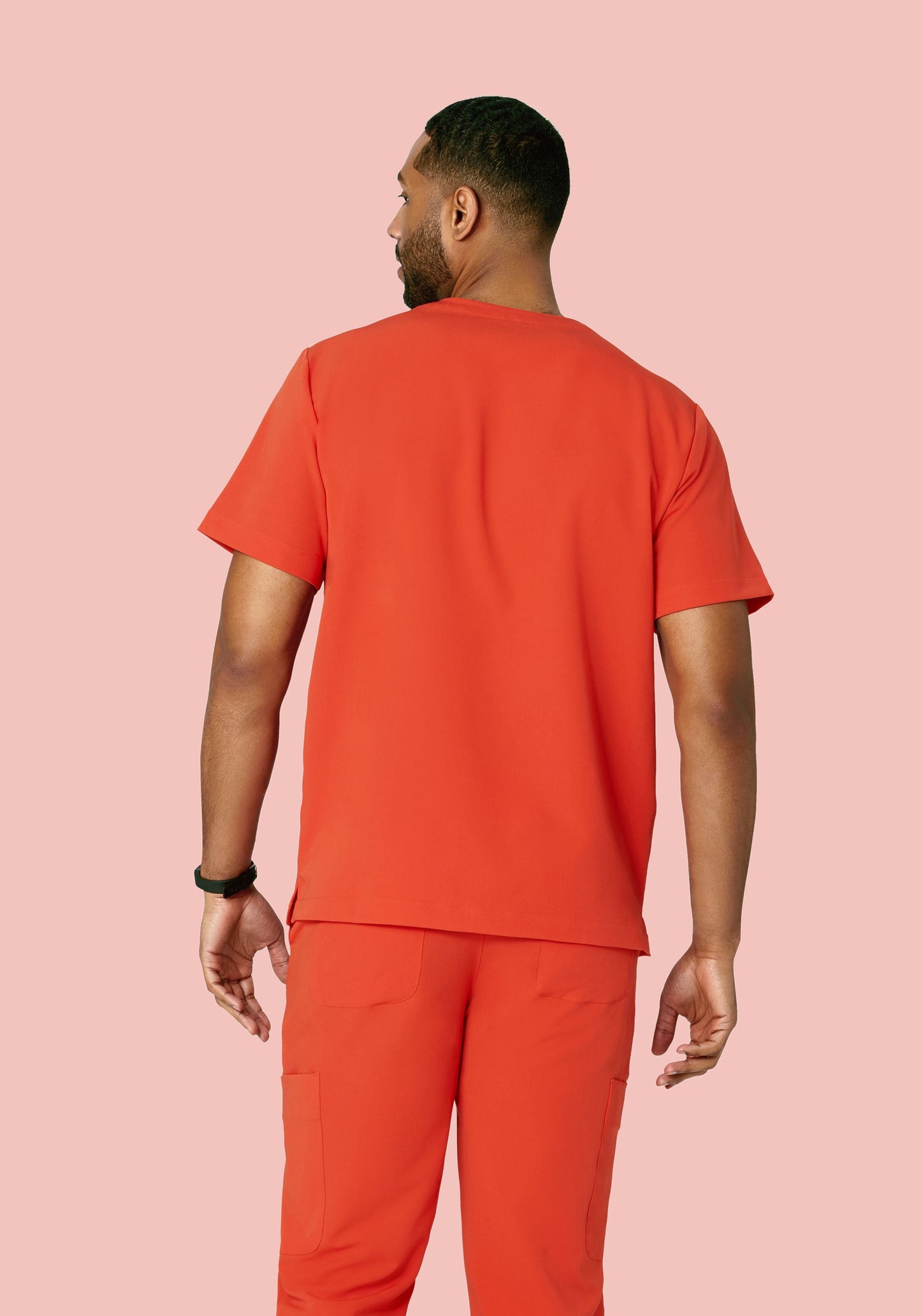 Two Pocket Top Sunset Orange
