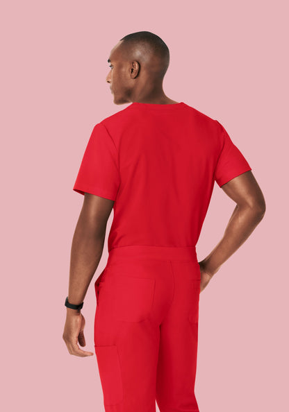 Two Pocket Top Poppy Red