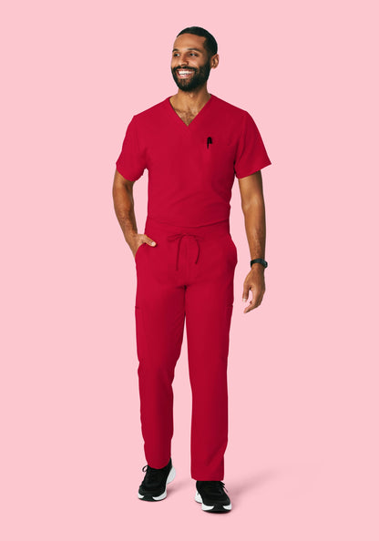 Two Pocket Top Crimson