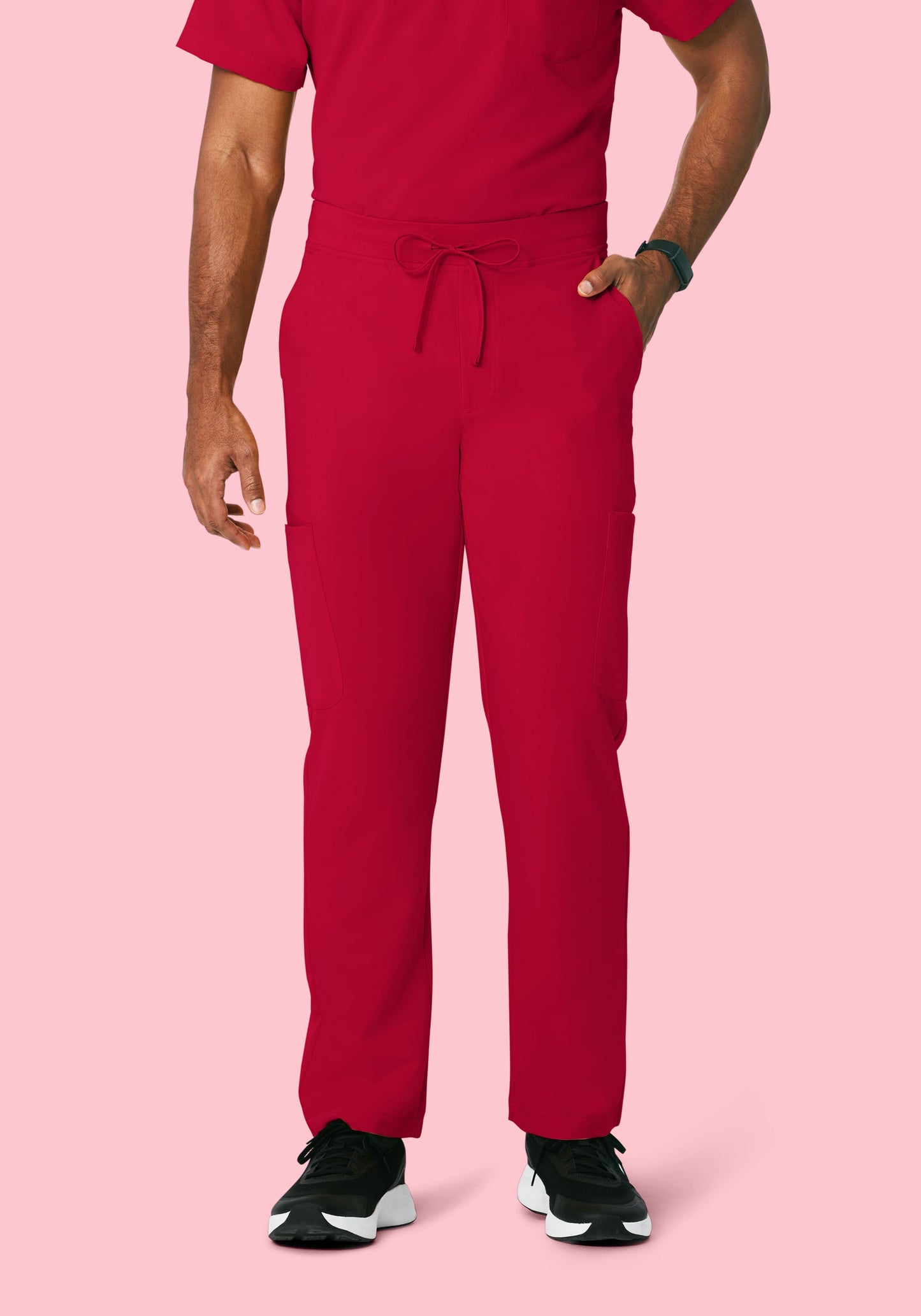 7 Pocket Cargos Crimson