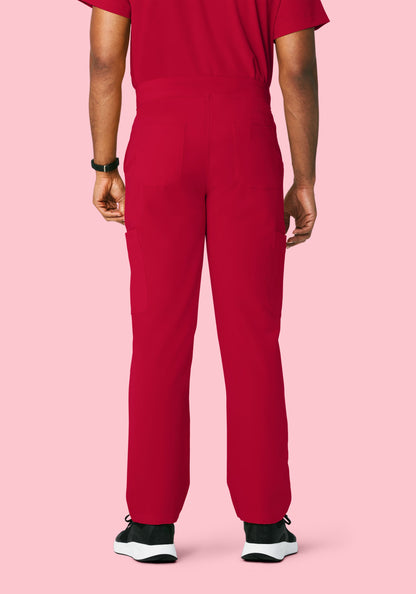 7 Pocket Cargos Crimson