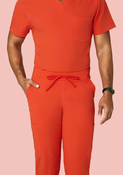 7 Pocket Cargos Sunset Orange