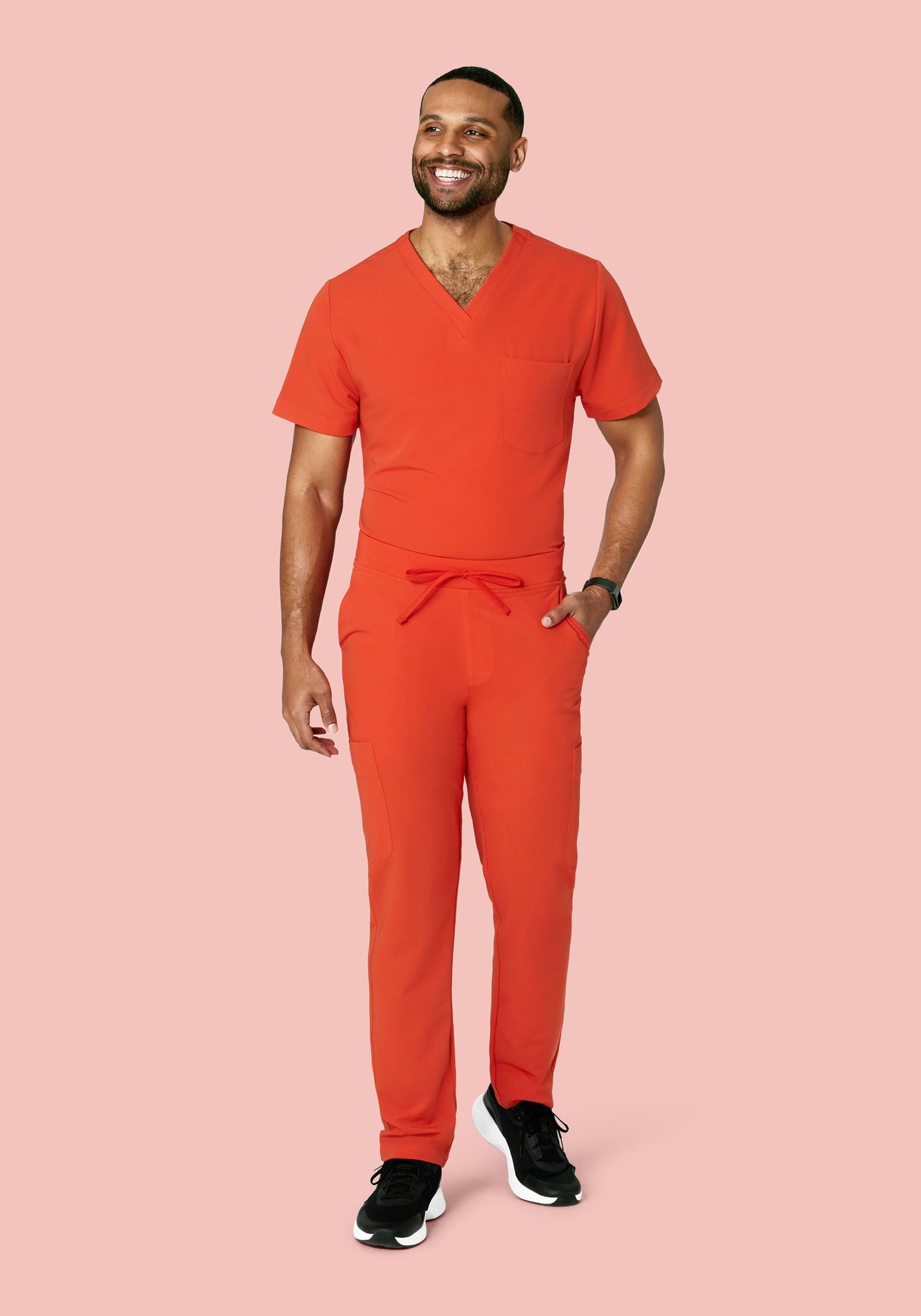 7 Pocket Cargos Sunset Orange