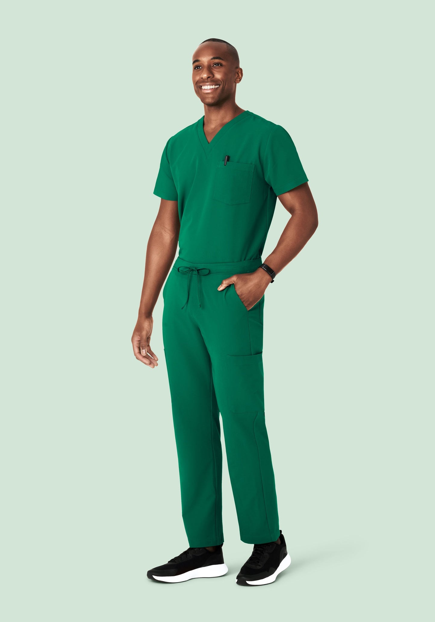 Two Pocket Top Envy Green