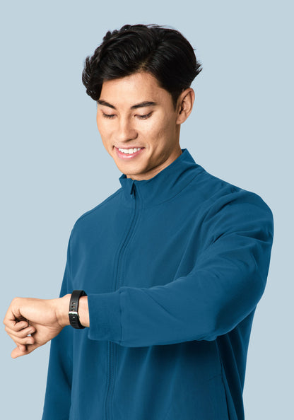 Men's Modern Scrub Jacket Harbor Blue