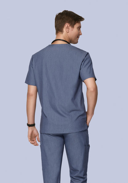 Two Pocket Top Heather Denim