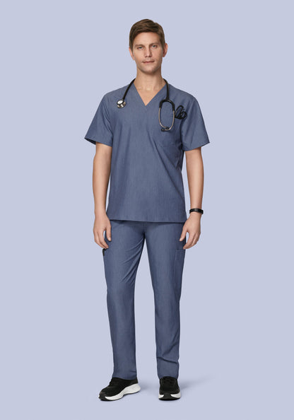 Two Pocket Top Heather Denim