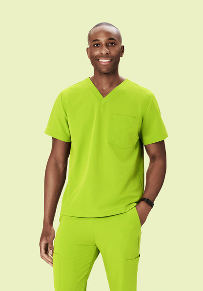Two Pocket Top Apple Green