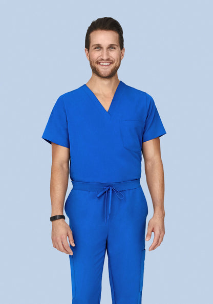 Two Pocket Top Royal Blue