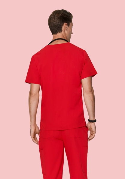 Two Pocket Top Candy Red